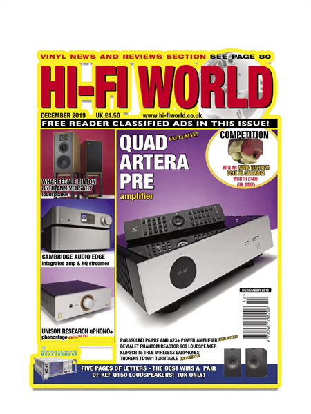 Hi-Fi World – December 2019